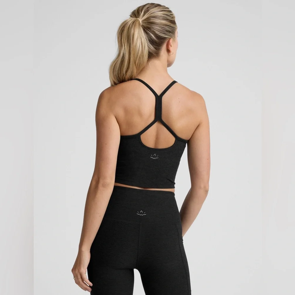 Beyond Yoga Spacedye Slim Racerback Cropped Tank Size L - Picture 11 of 12